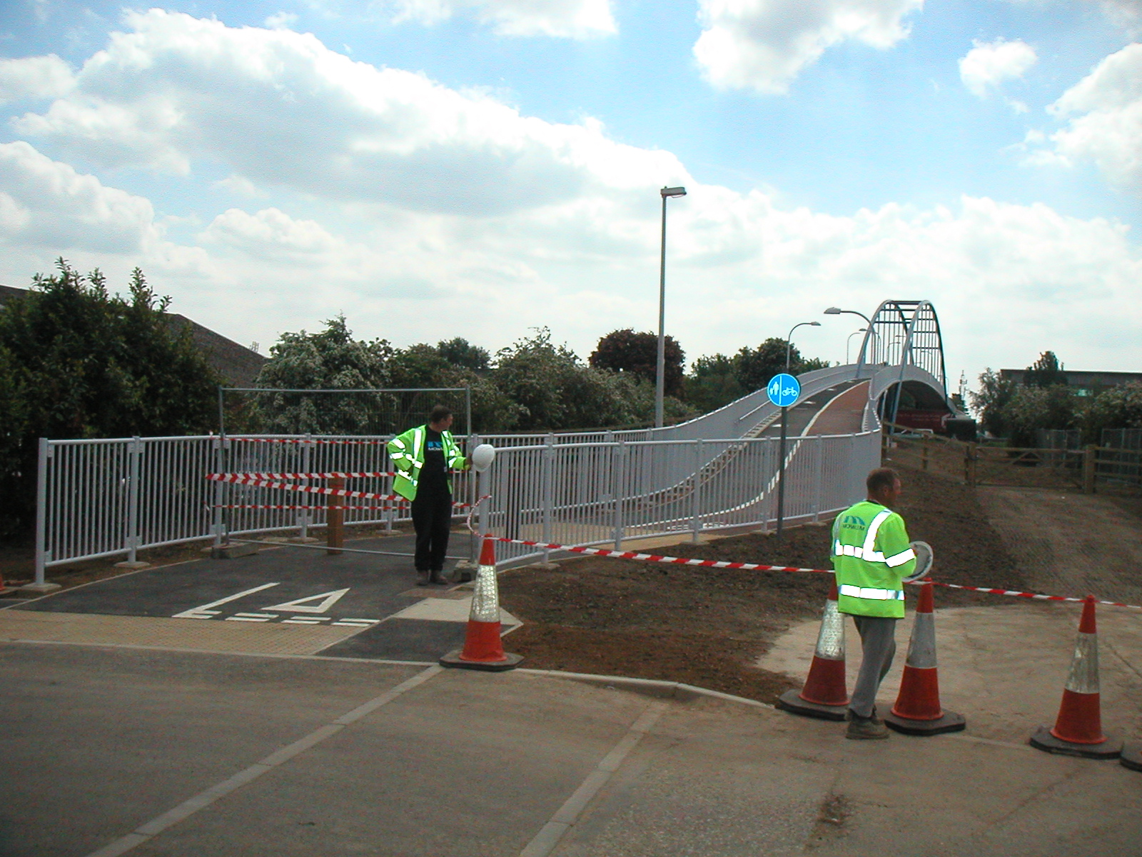 Jane Coston bridge opening day 