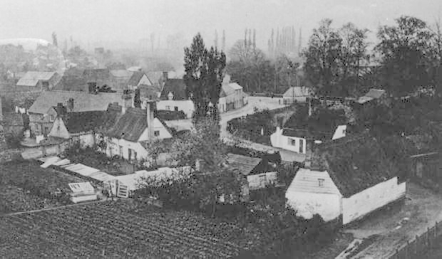 Church Lane and Fen Road from All Saints' Tower