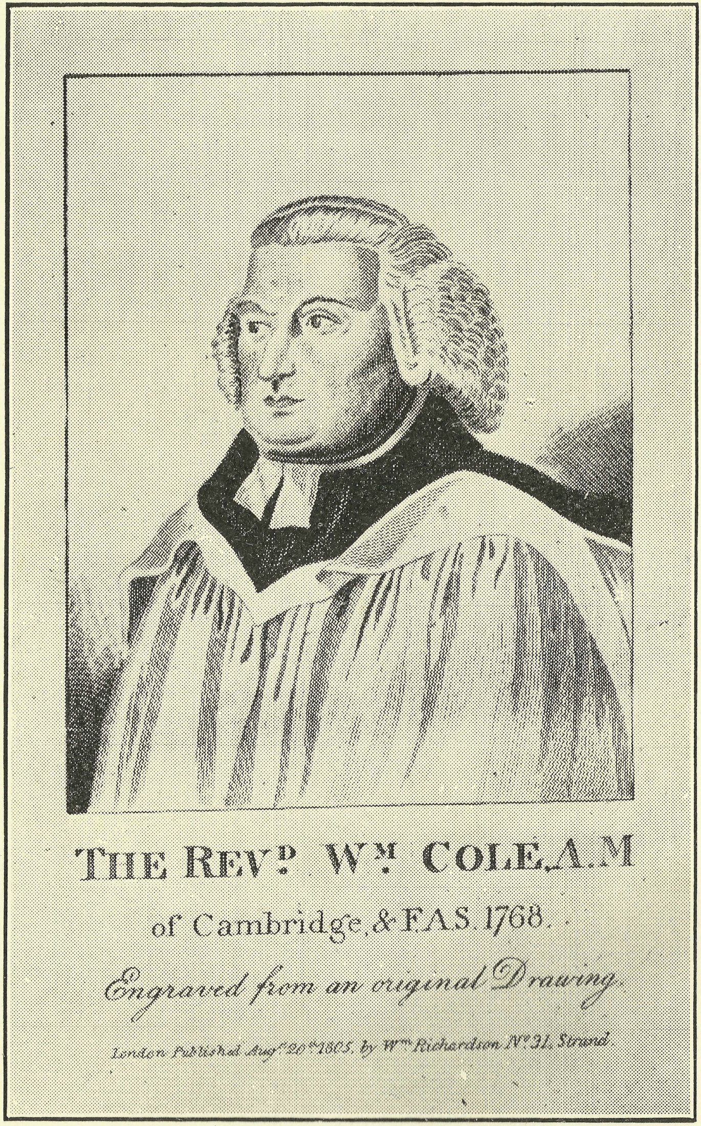 The Reverend William Cole