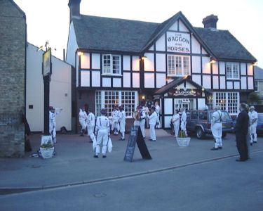 Morris Dancers at the Waggon and Horses 