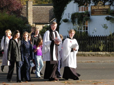 Procession to the War Memorial 