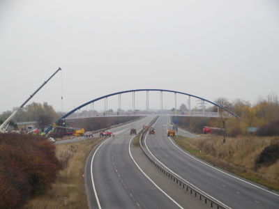 The Bridge in Place 