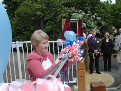 Jane Cuts The Ribbon