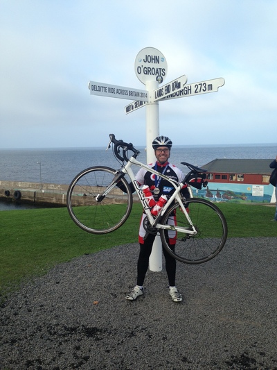Jason at John Oâ€™Groats 