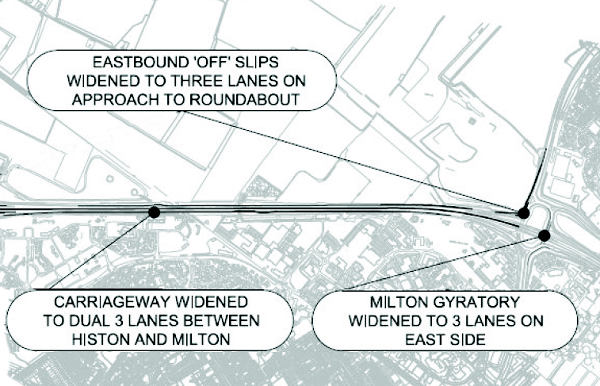 A14 exit slips