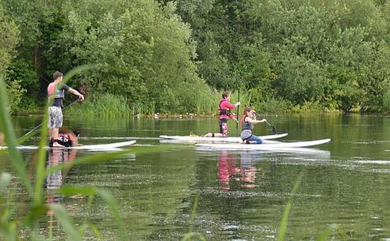 Paddle Boarding in Milton Country Park