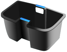 SCDC paper caddy from blue bin