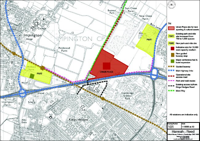 Union Place site location plan